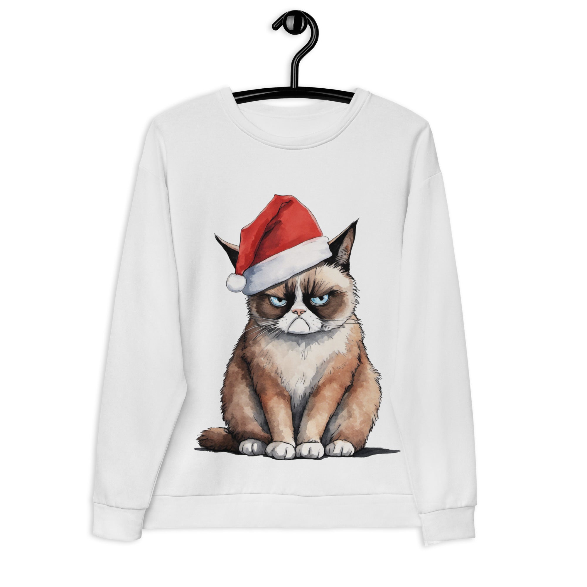 Grumpy Kitty Christmas Eco Sweatshirt